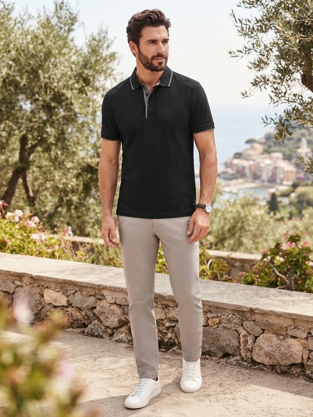 👔 Hugo Boss Black Pima Cotton Polo Shirt 🖤